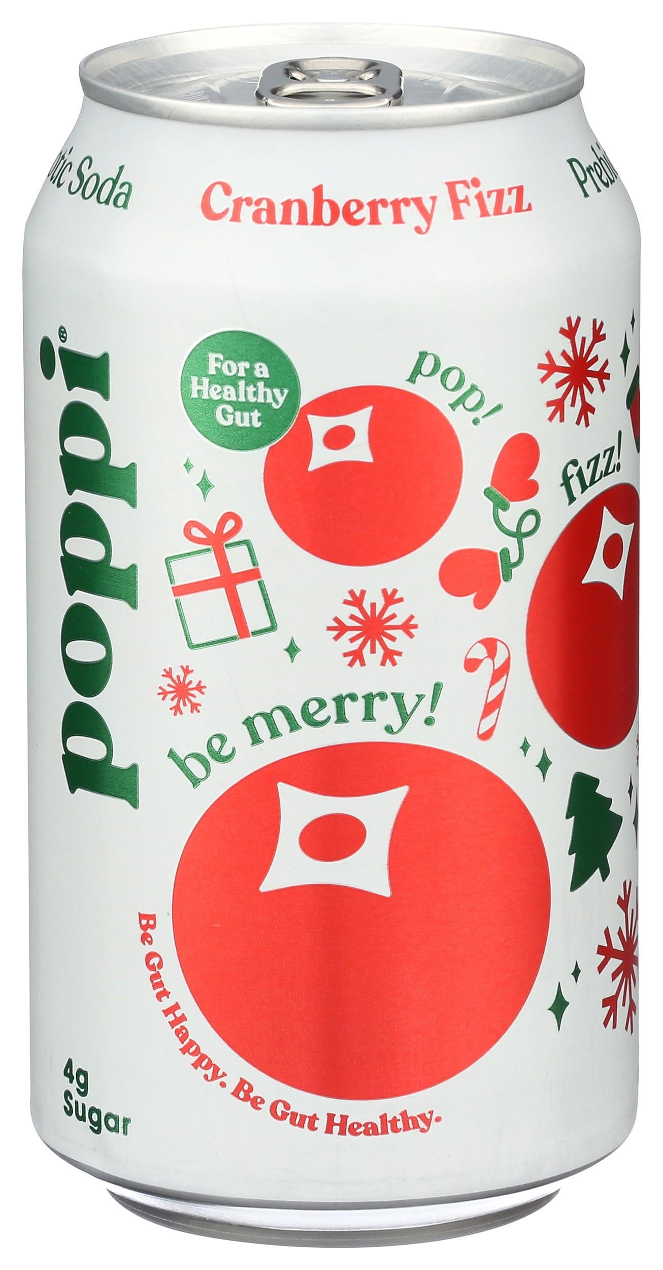 Poppi Cranberry Fizz Prebiotic Soda SGL Can | Village Cheese